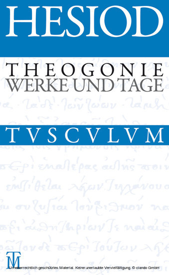Theogonie / Werke und Tage main product photo