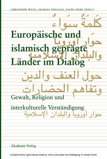 Europäische und islamisch geprägte Länder im Dialog main product photo