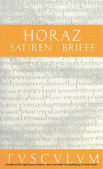Satiren / Sermones / Briefe / Epistulae main product photo
