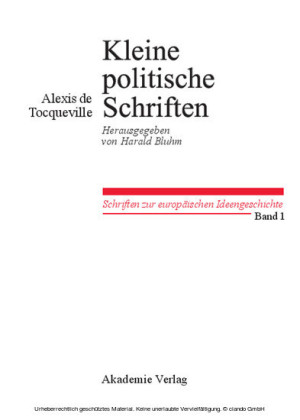 Kleine Politische Schriften