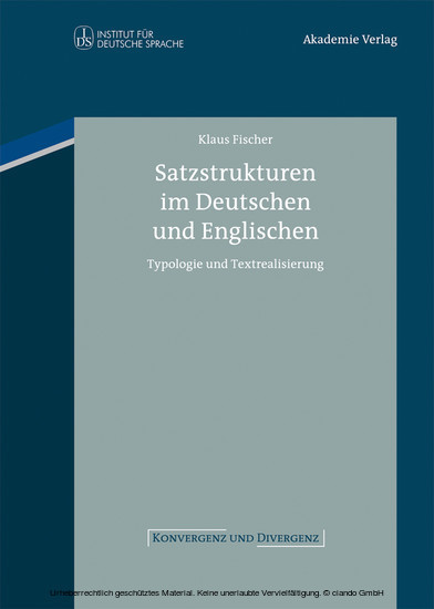 Satzstrukturen im Deutschen und Englischen main product photo