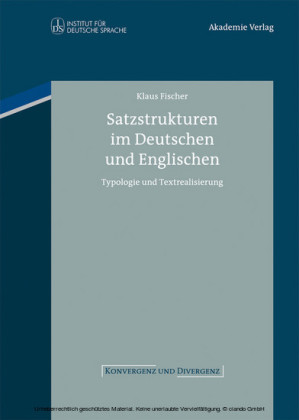 Satzstrukturen im Deutschen und Englischen