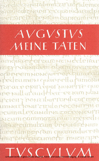 Meine Taten - Res gestae divi Augusti main product photo