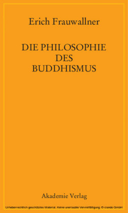 Die Philosophie des Buddhismus