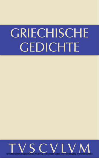 Griechische Gedichte main product photo
