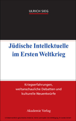 Jüdische Intellektuelle im Ersten Weltkrieg