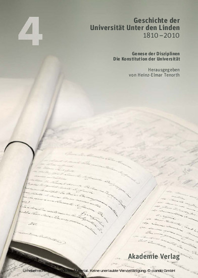 Geschichte der Universität Unter den Linden 1810-2010 main product photo