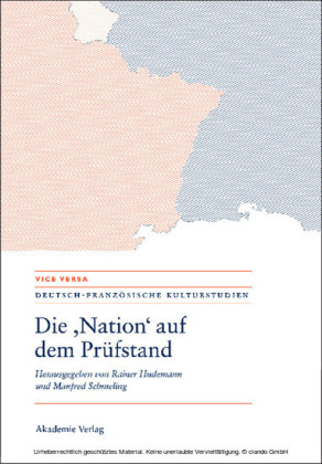 Die 'Nation' auf dem Prüfstand/La 'Nation' en question/Questioning the 'Nation'