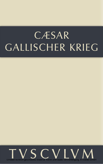 Bellum Gallicum / Der gallische Krieg main product photo