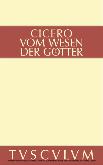 Vom Wesen der Götter main product photo