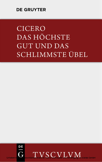 De finibus bonorum et malorum / Das höchste Gut und das schlimmste Übel main product photo