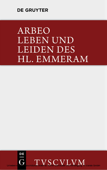 Vita et passio Sancti Haimhrammi martyris / Leben und Leiden des Hl. Emmeram main product photo
