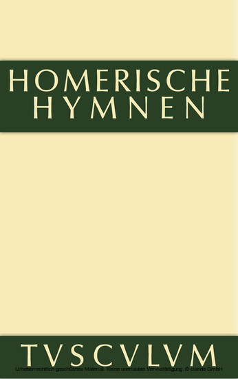 Homerische Hymnen main product photo