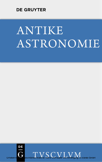 Antike Astronomie main product photo