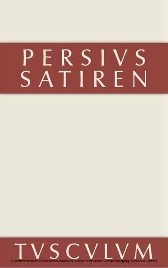 Die Satiren des Persius main product photo