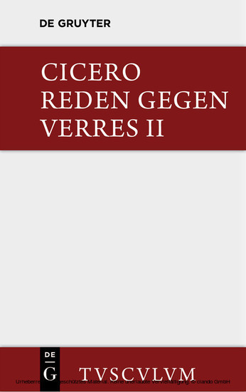 Die Reden gegen Verres / In C. Verrem main product photo