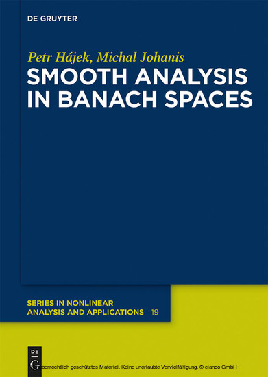 Smooth analysis in Banach spaces main product photo