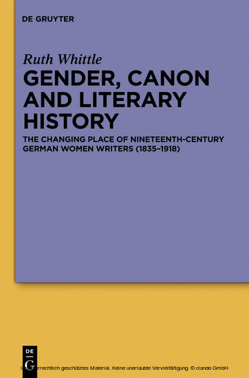 Gender, Canon and Literary History main product photo