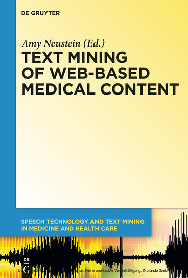 Text Mining of Web-Based Medical Content main product photo