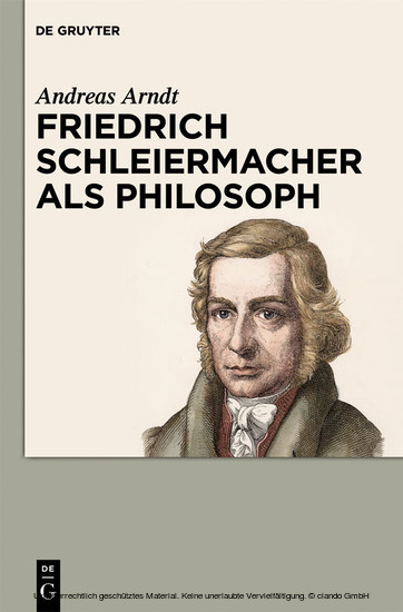 Friedrich Schleiermacher als Philosoph main product photo