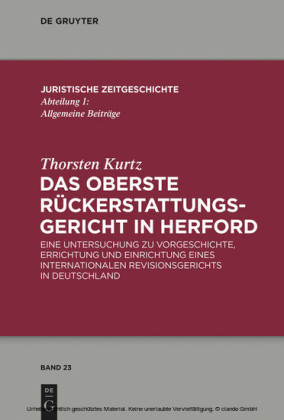 Das Oberste Rückerstattungsgericht in Herford