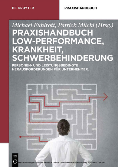 Praxishandbuch Low-Performance, Krankheit, Schwerbehinderung main product photo