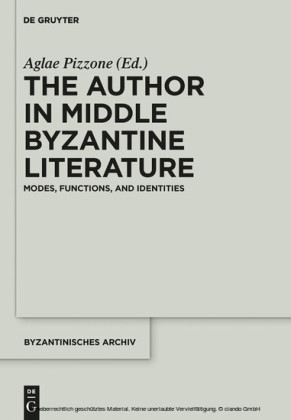 The Author in Middle Byzantine Literature
