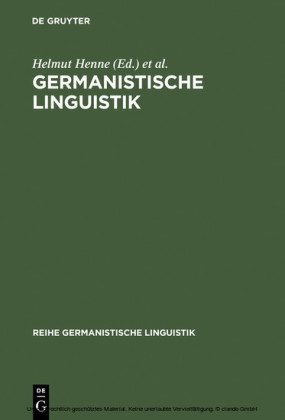 Germanistische Linguistik