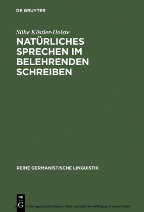 Natürliches Sprechen im belehrenden Schreiben