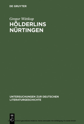Hölderlins Nürtingen