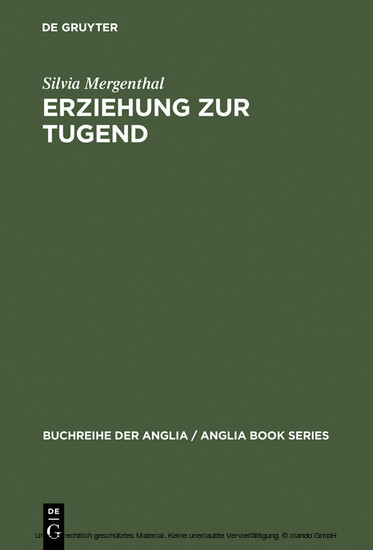 Erziehung zur Tugend main product photo