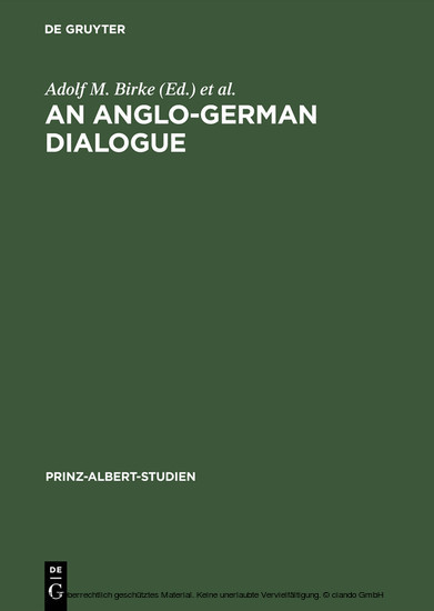 An Anglo-German Dialogue main product photo