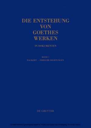 Hackert - Indische Dichtungen