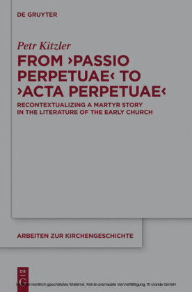 From 'Passio Perpetuae' to 'Acta Perpetuae'