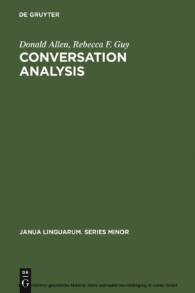 Conversation Analysis