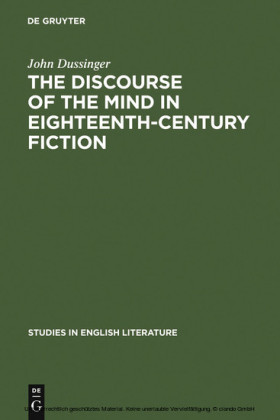 The Discourse of the Mind in Eighteenth-Century Fiction