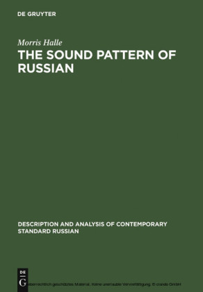 The Sound Pattern of Russian