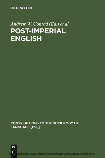 Post-Imperial English main product photo