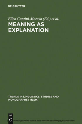 Meaning as Explanation