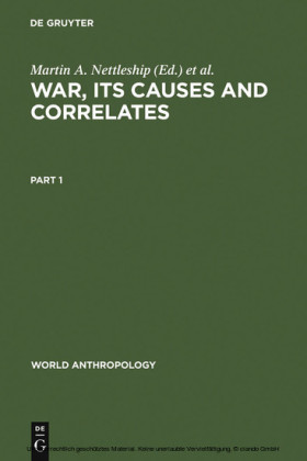 War, its Causes and Correlates