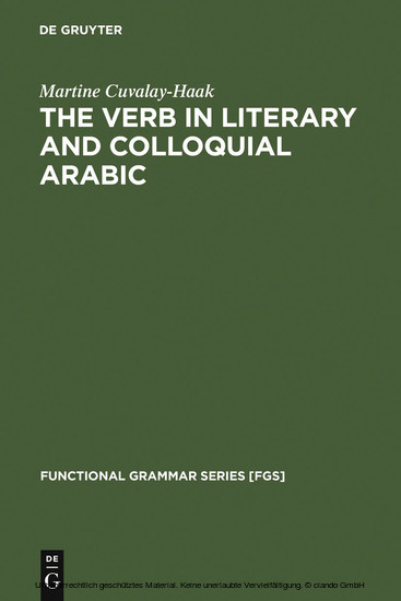 The Verb in Literary and Colloquial Arabic main product photo