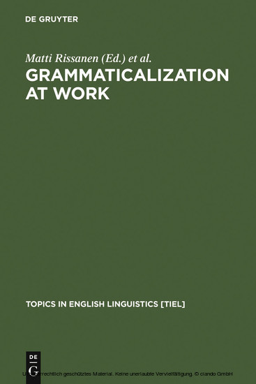 Grammaticalization at Work main product photo