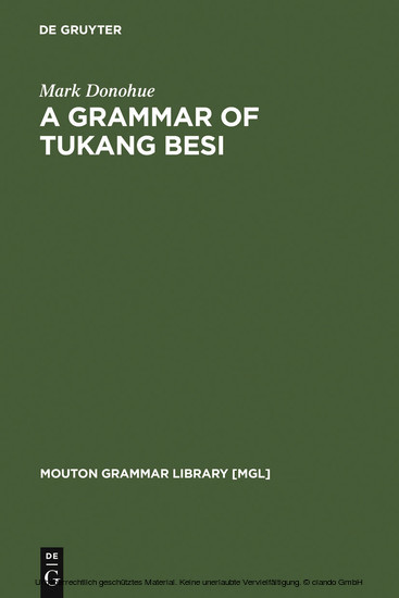 A Grammar of Tukang Besi main product photo