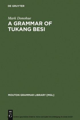 A Grammar of Tukang Besi
