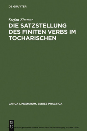 Die Satzstellung des finiten Verbs im Tocharischen