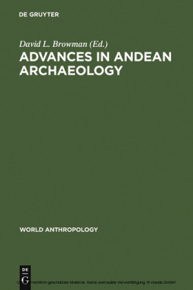 Advances in Andean Archaeology