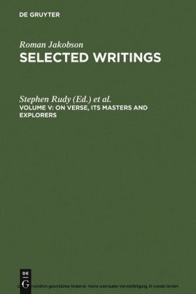 On Verse, Its Masters and Explorers