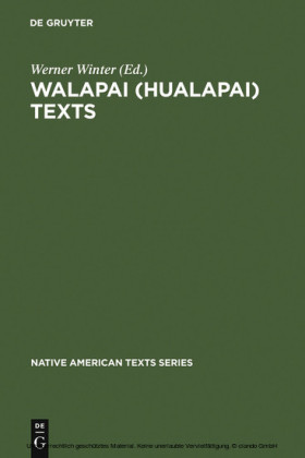 Walapai (Hualapai) Texts