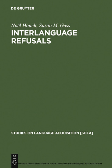 Interlanguage Refusals main product photo