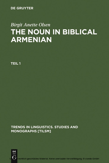 The Noun in Biblical Armenian main product photo
